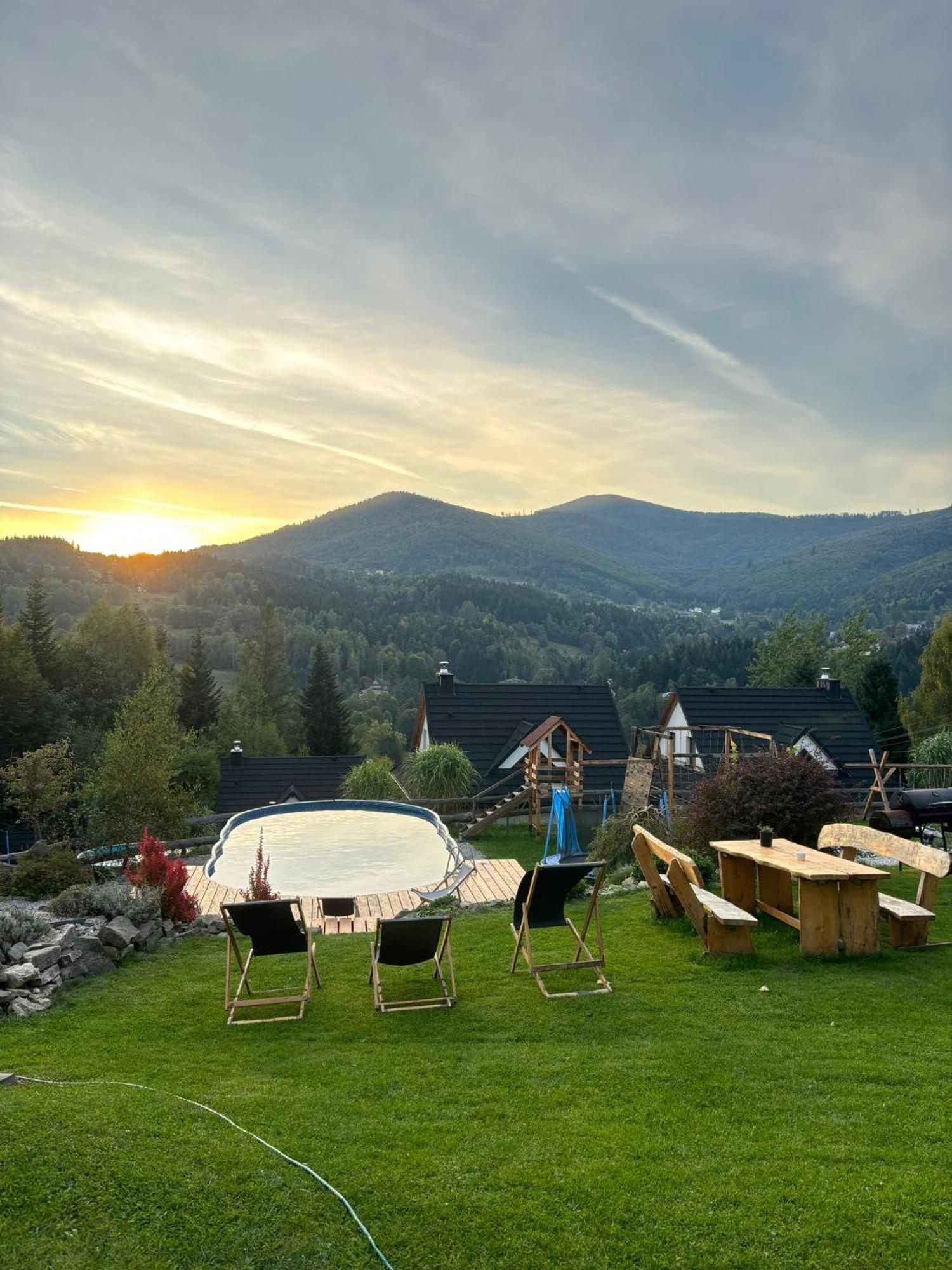 Villa Zawoja Nad Korona Z Jacuzzi Extérieur photo
